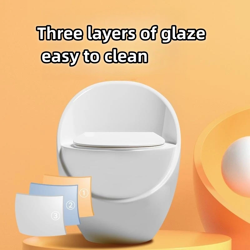 SIMILAR Ceramic Factory Douche Portable Egg Shape Toilets for Bathroom