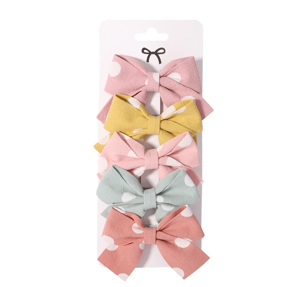 IFOND  Baby Girl Hair Bow Clips Accessories Boutiques Hair Barrettes Bows for Children