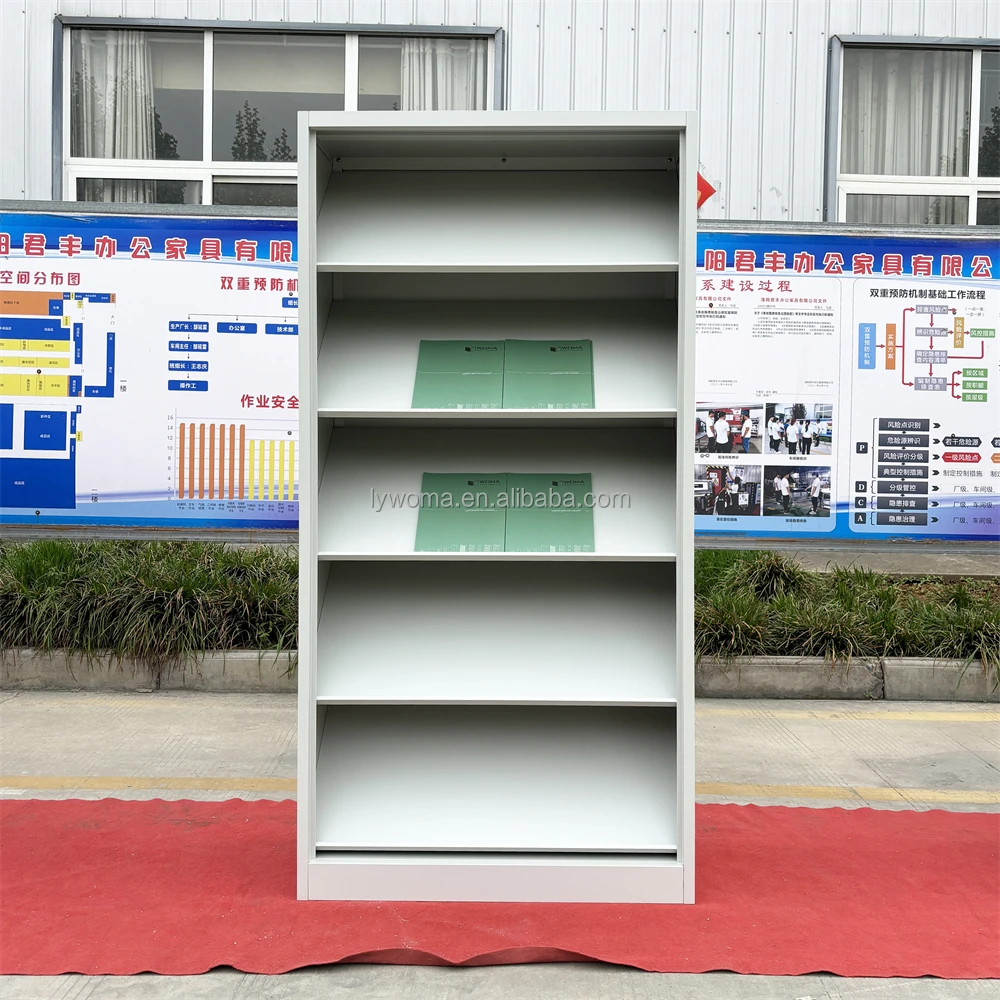 China Supplier High Quality Steel Magazine Rack For Library Metal Cabinet For Newspaper