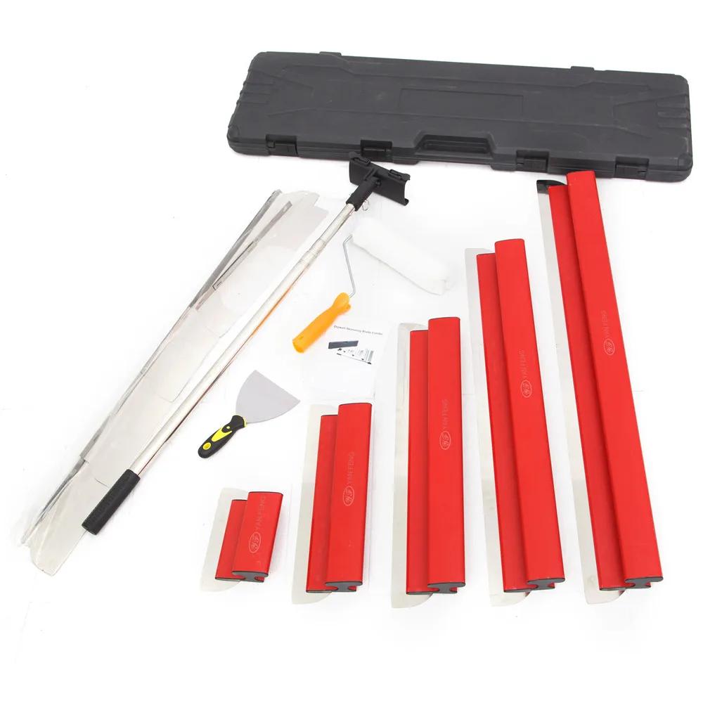 Drywall Skimming Spatulas Replace Blade Spare Blades Extruded Aluminum Stainless Steel Construction Putty