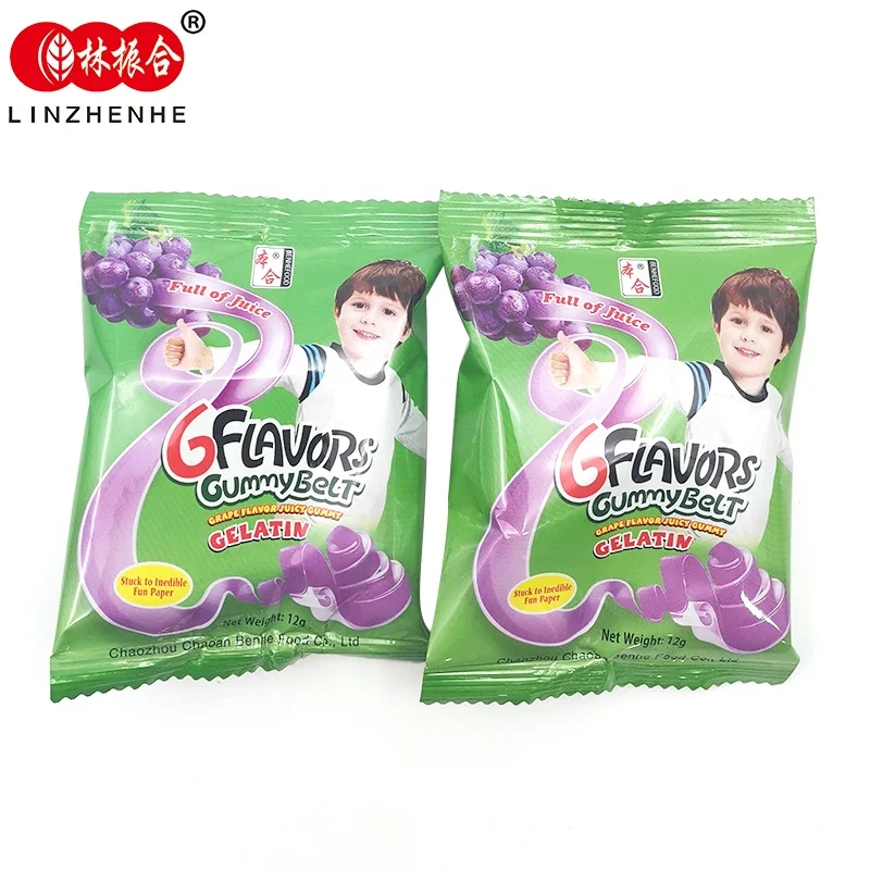 OEM fruit juice vitamin soft gummy jelly gelatin sweet candy