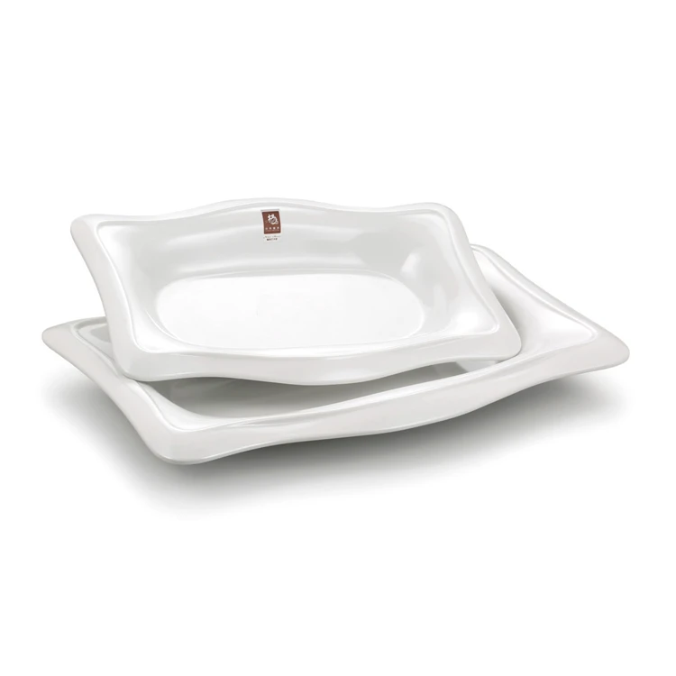Square Chinese Restaurant Melamine Tableware Set