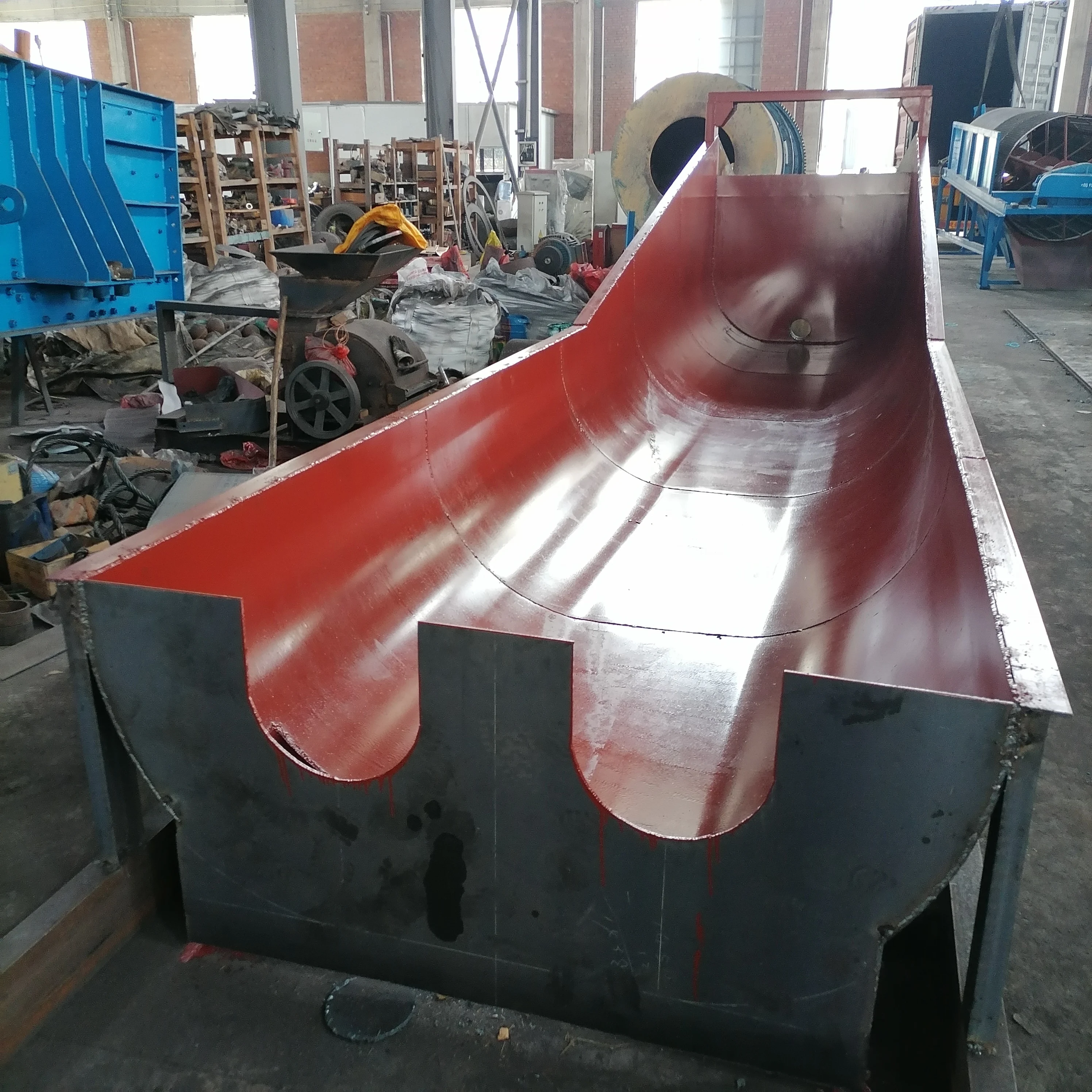 New Large High Quality Double Single Spiral Bauxite Clay Ore Washing Machine Trough Type Ore Washing Machine