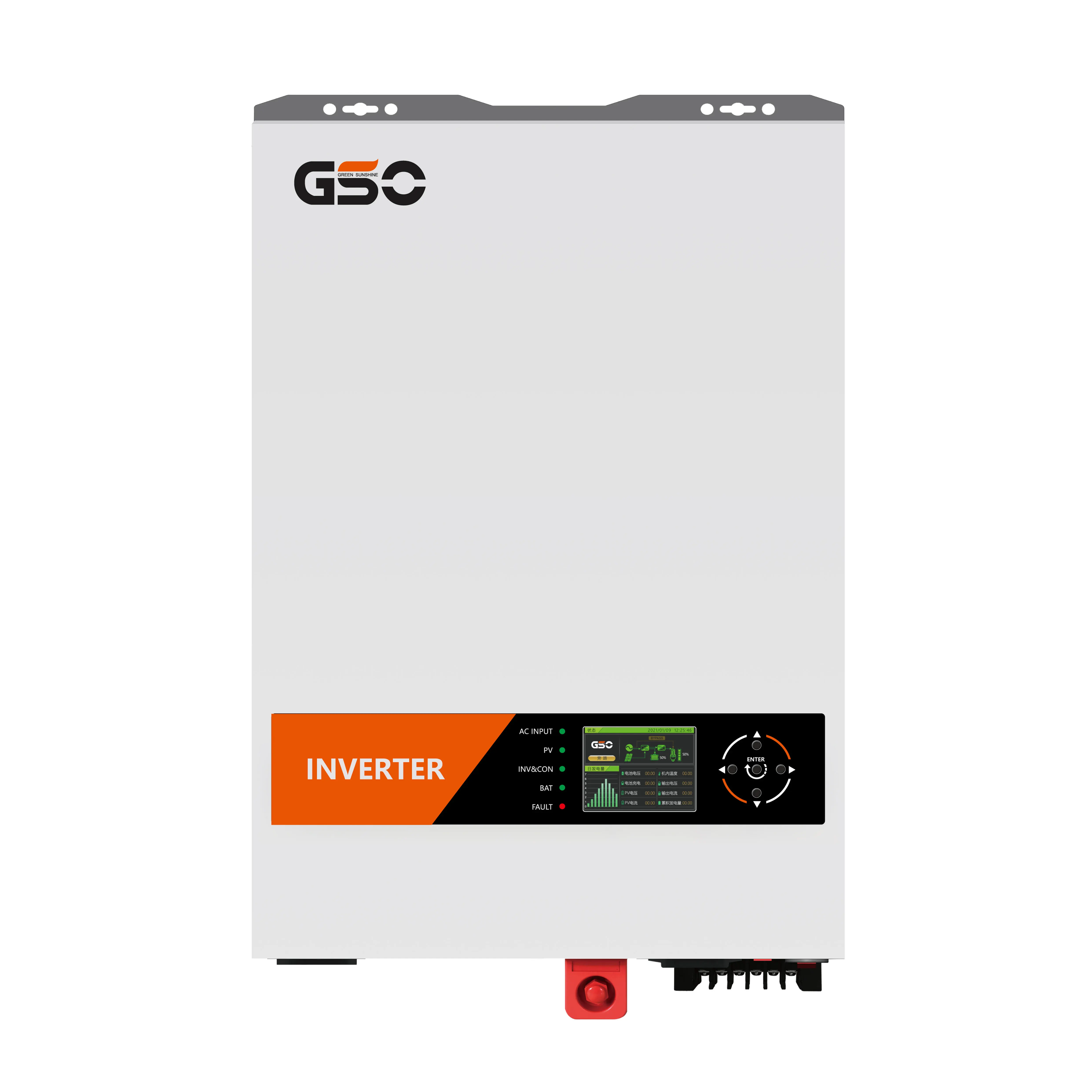 GSO 3KW 5KW off grid inverter power dc to ac all in one machine with controller single phase inverter