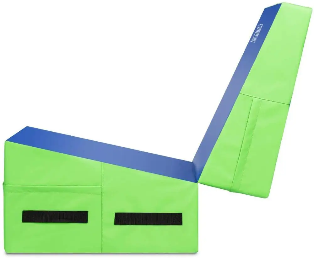 Practice Exercise cheese folding  gym skill Gymnastics Tumbling Wedge Shape ramp Incline Mat