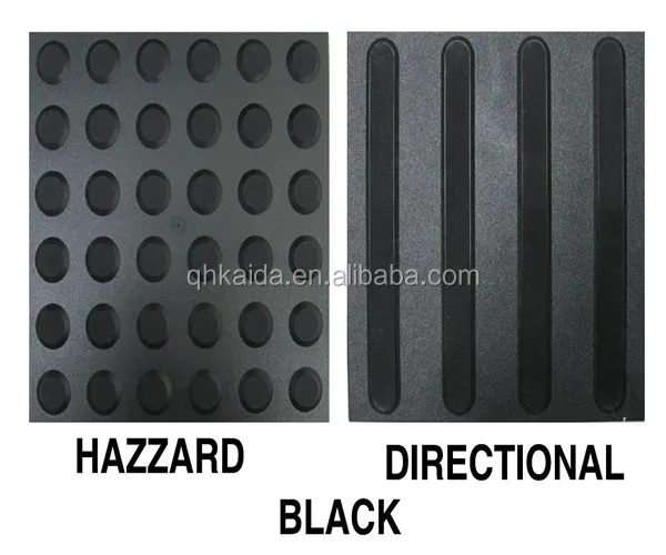 wholesale rubber pvc walkway outdoor indicator tactile paving tiles rubber tactiles