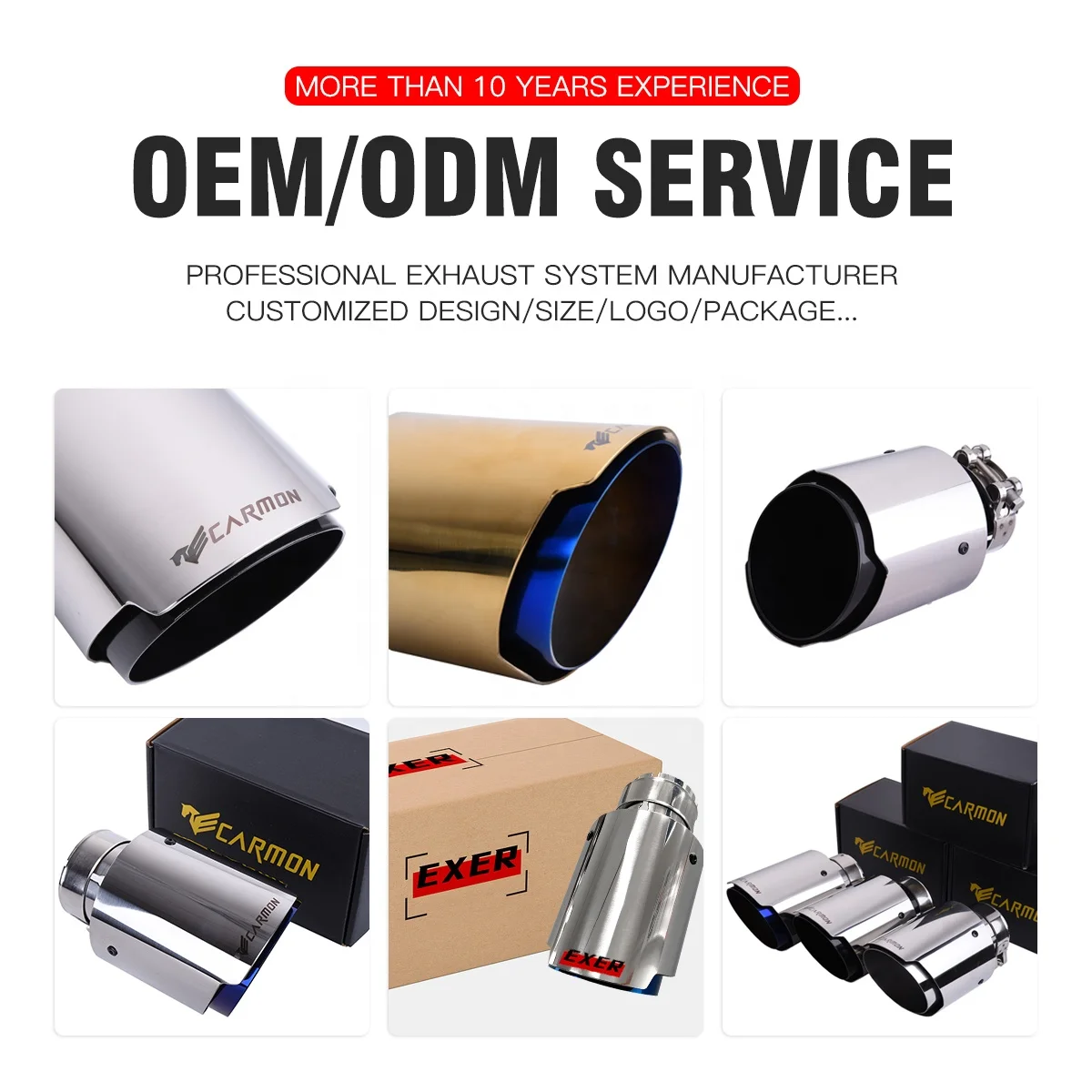 Black Coated M Performance Carbon Fiber Exhaust Muffler Tips For BMW M2 F87 M3 F80 M4 F82 F83 M5 F10 M6 F12 F13