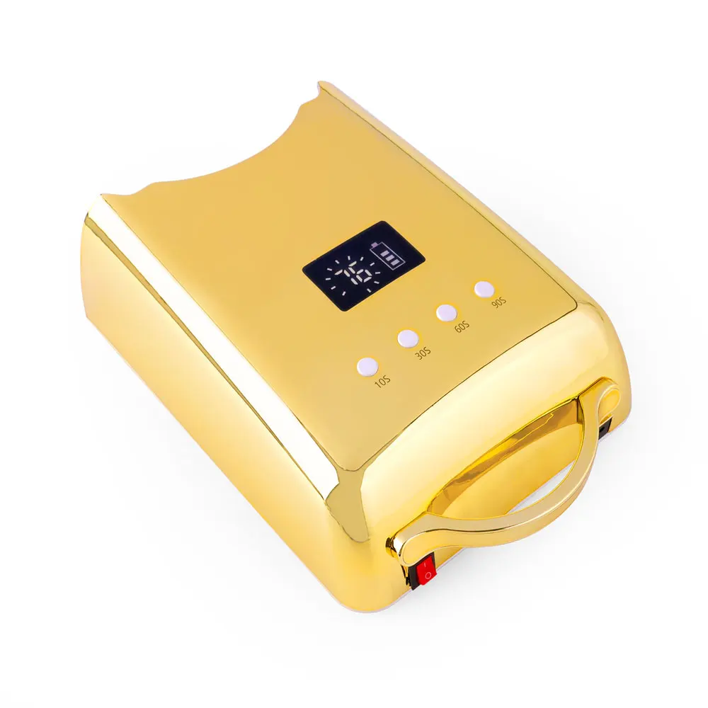 2024 New Arrivals 78w cordless Rechargeable led light nail drying gel nail polish uv led lamp for salon use