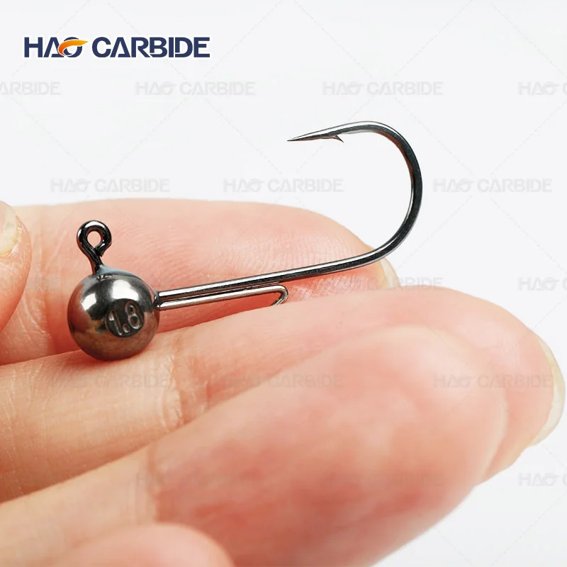 Factory Price High Quality Tungsten Weedless Ball Jigheads (Ball Jig Heads for Swim Jigs and Soft Plastics)