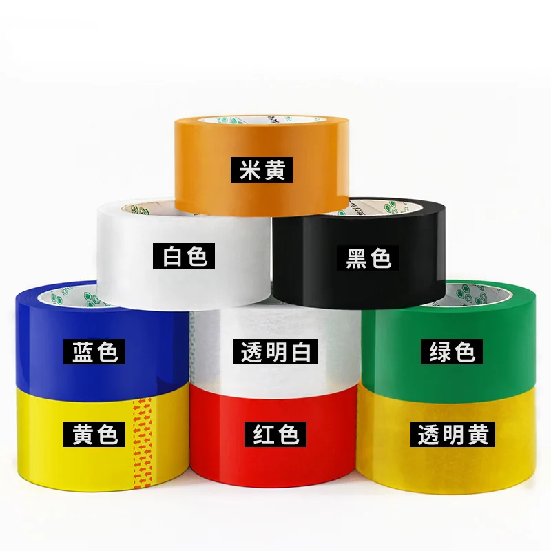High Quality Direct  Clear BOPP Invisible Adhesive Packaging  Tape Rolls Single Acrylic Antistatic Max 4000 Carton Sealing Tape