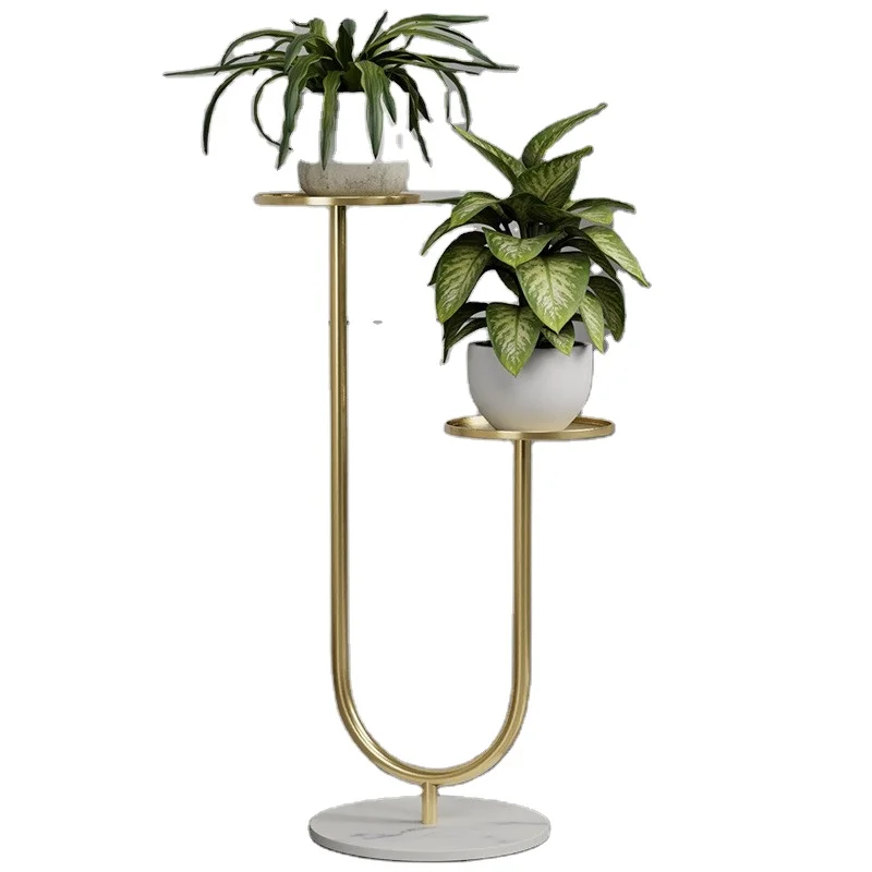 Подставка для растений современный декоративный держатель среднего века из кованого железа Регулируемый комнатный цветочный горшок металлическая