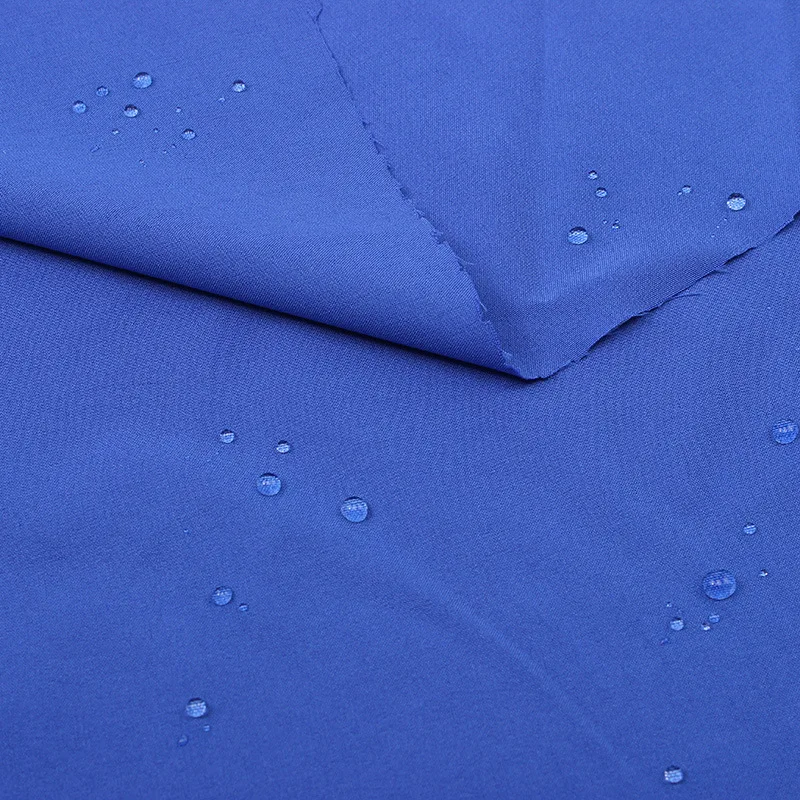 100D+40D 130g polyester fabric for  Skin-friendly comfort 95 Polyester 5 Spandex Jacket school uniform overalls fabric