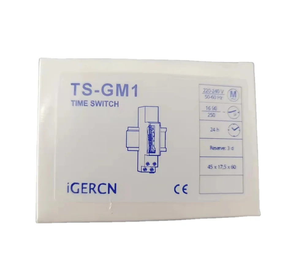 16amp 220-250VAC analog Timer switch TS-GM1 ON OFF electrics control 24 Hour 15 minutes Mechanical timer switch