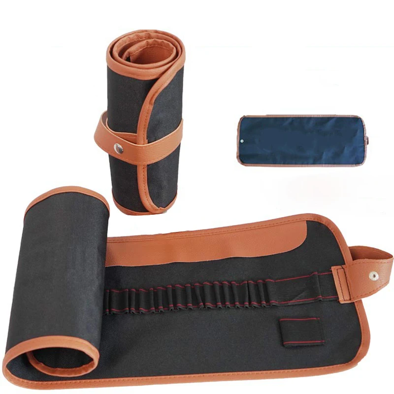 Art Supplies Pencil Roll Wrap Pen Bag High Quality Roll Up Pencil Case 36/42/72 Holes Canvas Sketch Pencil Pouch For Sketch