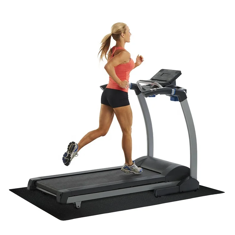 Противоскользящая беговая дорожка из ПВХ-пены, амортизирующая беговая дорожка для тренажерного зала, защитный напольный коврик, оборудование для упражнений