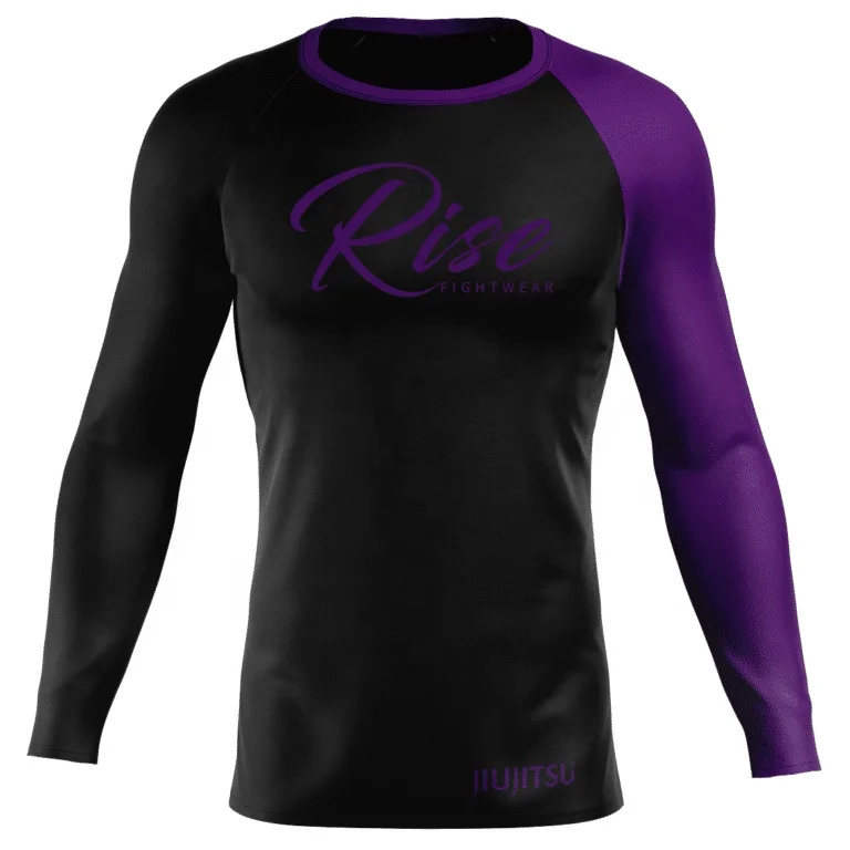 Best Selling Jiu Jitsu Mma Sublimated Grappling Men Fitness Mens Shirt Women Rash Guard Bjj Long Sleeve Compression Rashguard