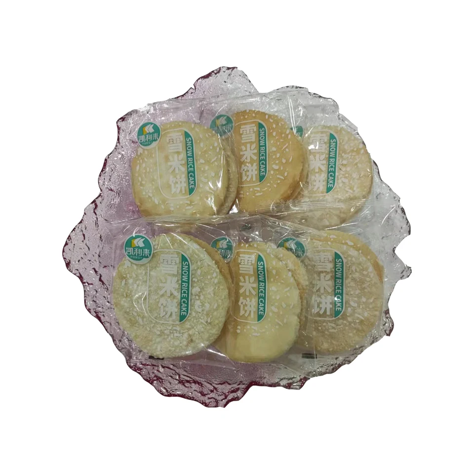 Delicious Rice Cracker Biscuit Snacks Made from rice Snowflake Rice Crackers Crispy and delicious