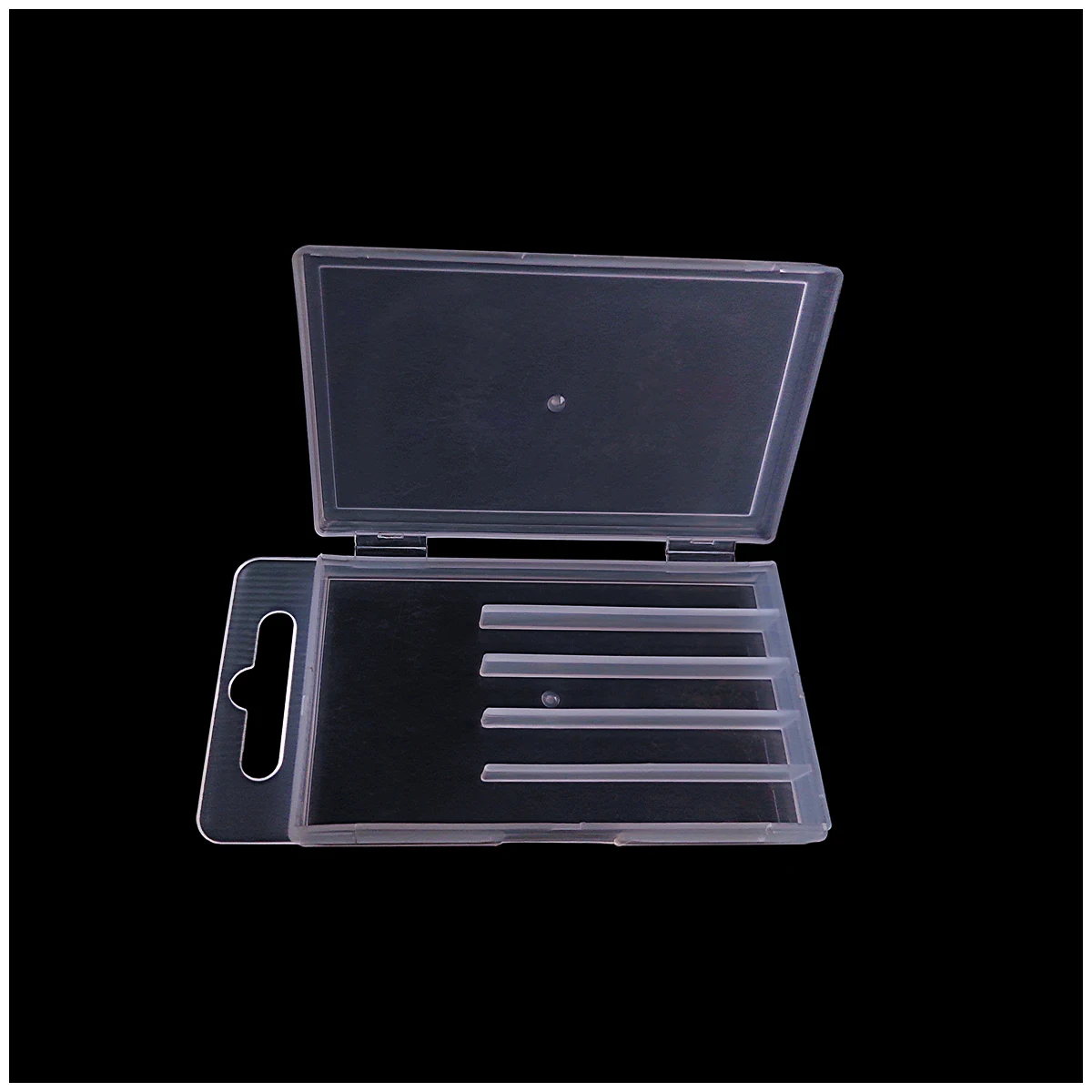 Manufacturer direct sales high-quality plastic drill bit packaging box, nail drill bit storage box, nail drill bit holder box