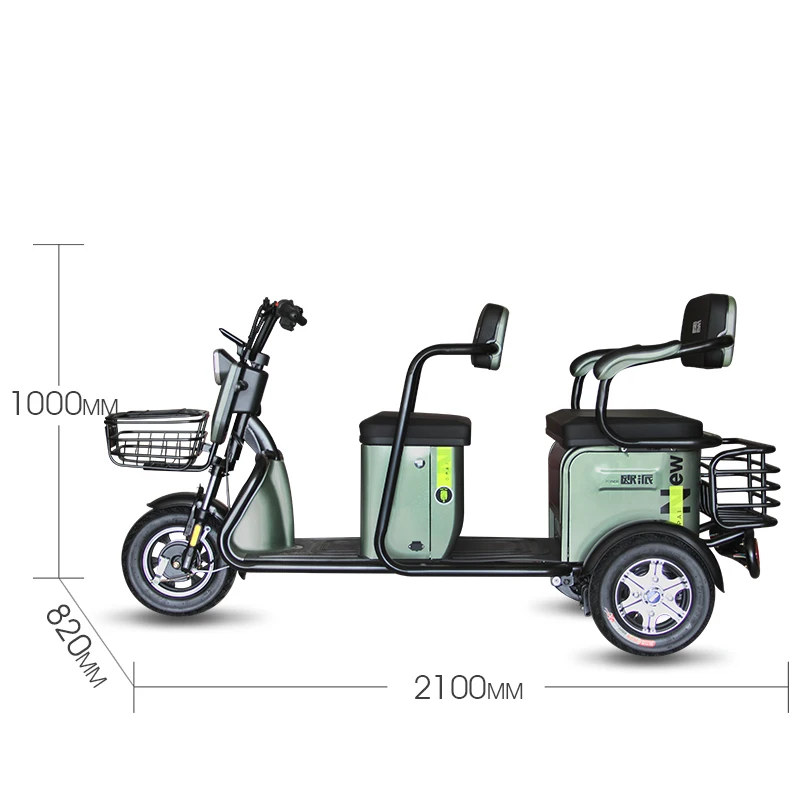  Электрический трицикл 650W 500W 350W differiential двигатель 3 трициклы от оригинального производителя CE способный преодолевать Броды для взрослых легковых автомобилей и грузовой