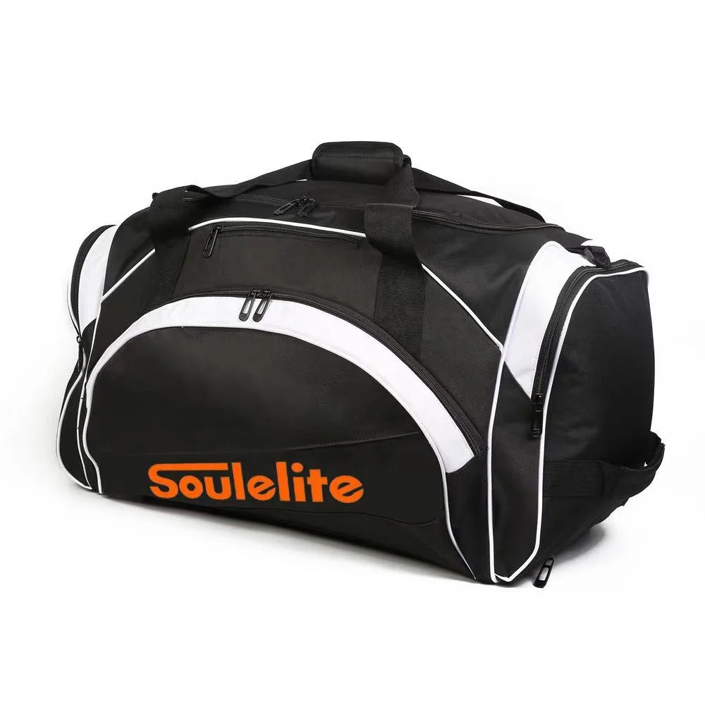 2021 OEM pull rod black tear proof Oxford fabric large capacity outdoor travel bag sports fitness training bag