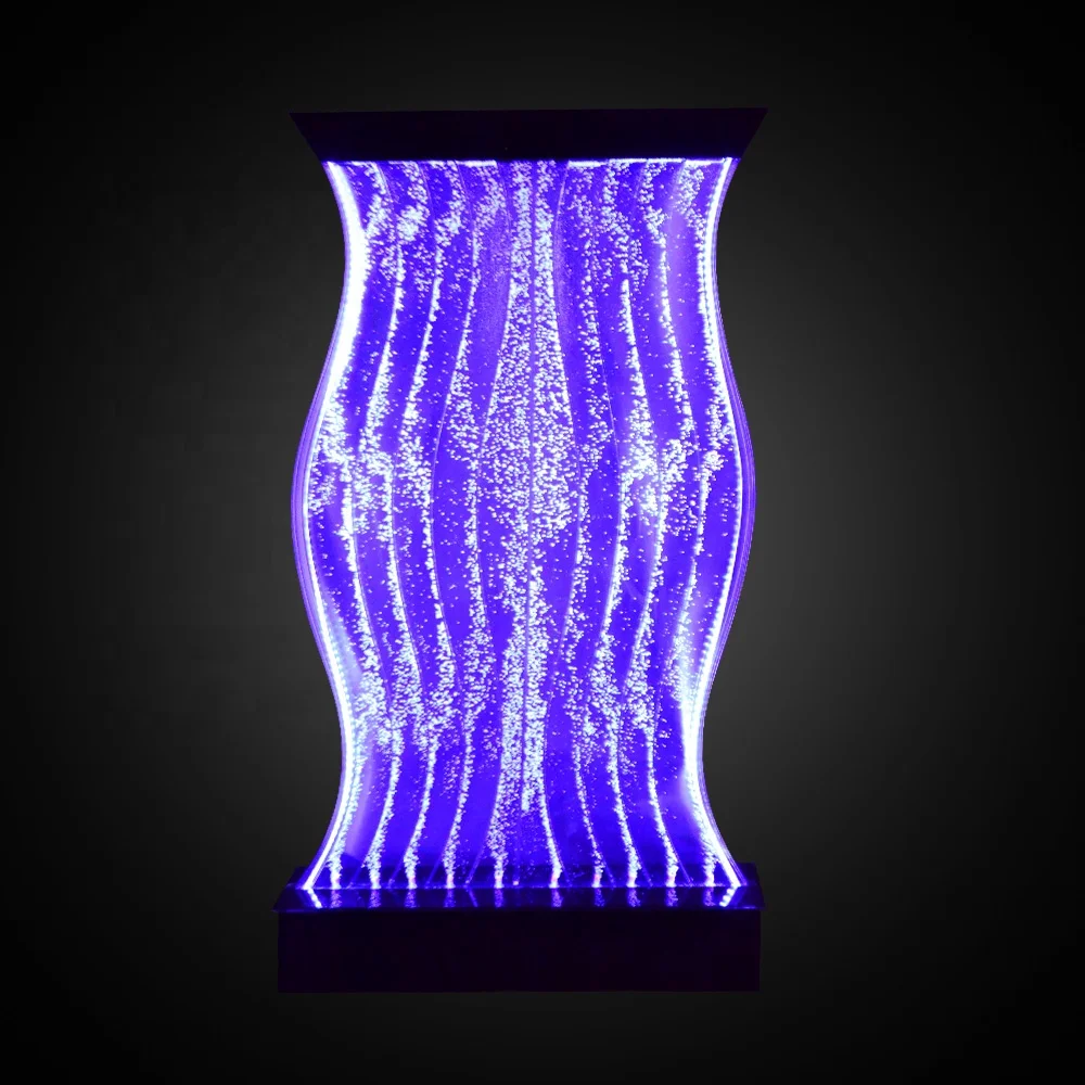 Настенное украшение для ресторана, светодиодное освещение, аквариумный водяной пузырь, настенный разделитель для комнаты, мебель для ресторана