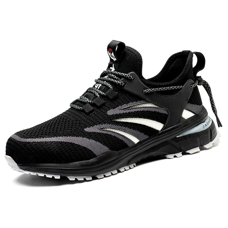 Fast delivery ashion summer breathable men women high cut steel toe sports safety shoes sneakers work boots