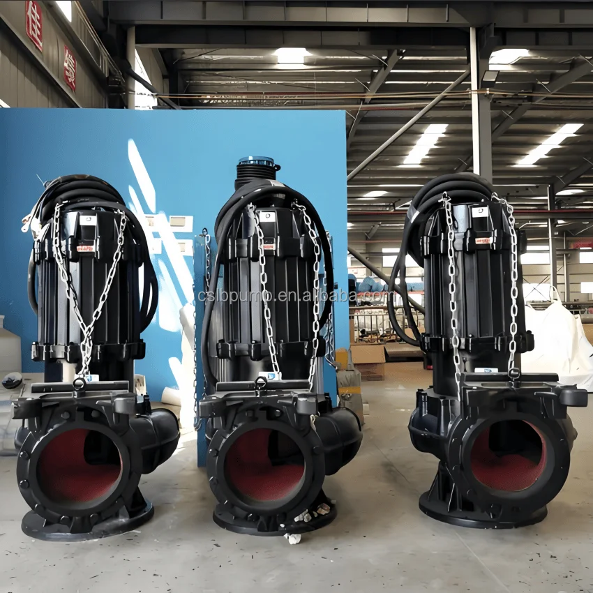 National standard sewage submersible electric pump. All copper motor with high head and high flow rate