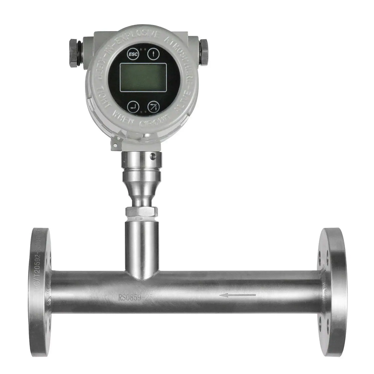 High Accuracy Air Flowmeter Easy Installation One Touch Coriolis Mass Magnetic Flowmeter