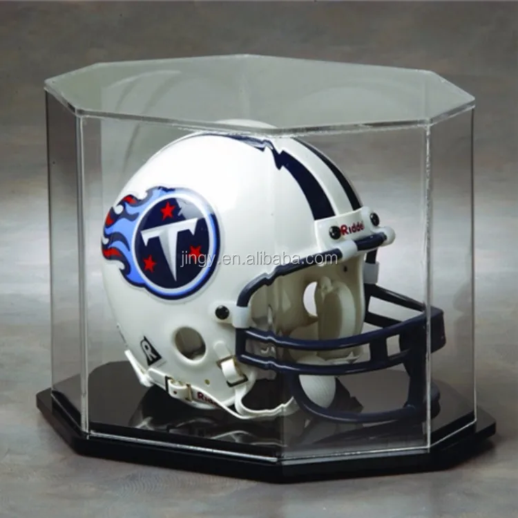 custom made pmma plexiglass sport product hat display case clear acrylic baseball hat display box