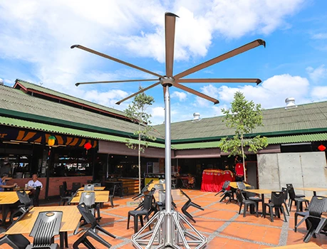 KALE FANS Industrial/Commercial 4.2M 0.4KW Large Pedestal HVLS Fan with PMSM