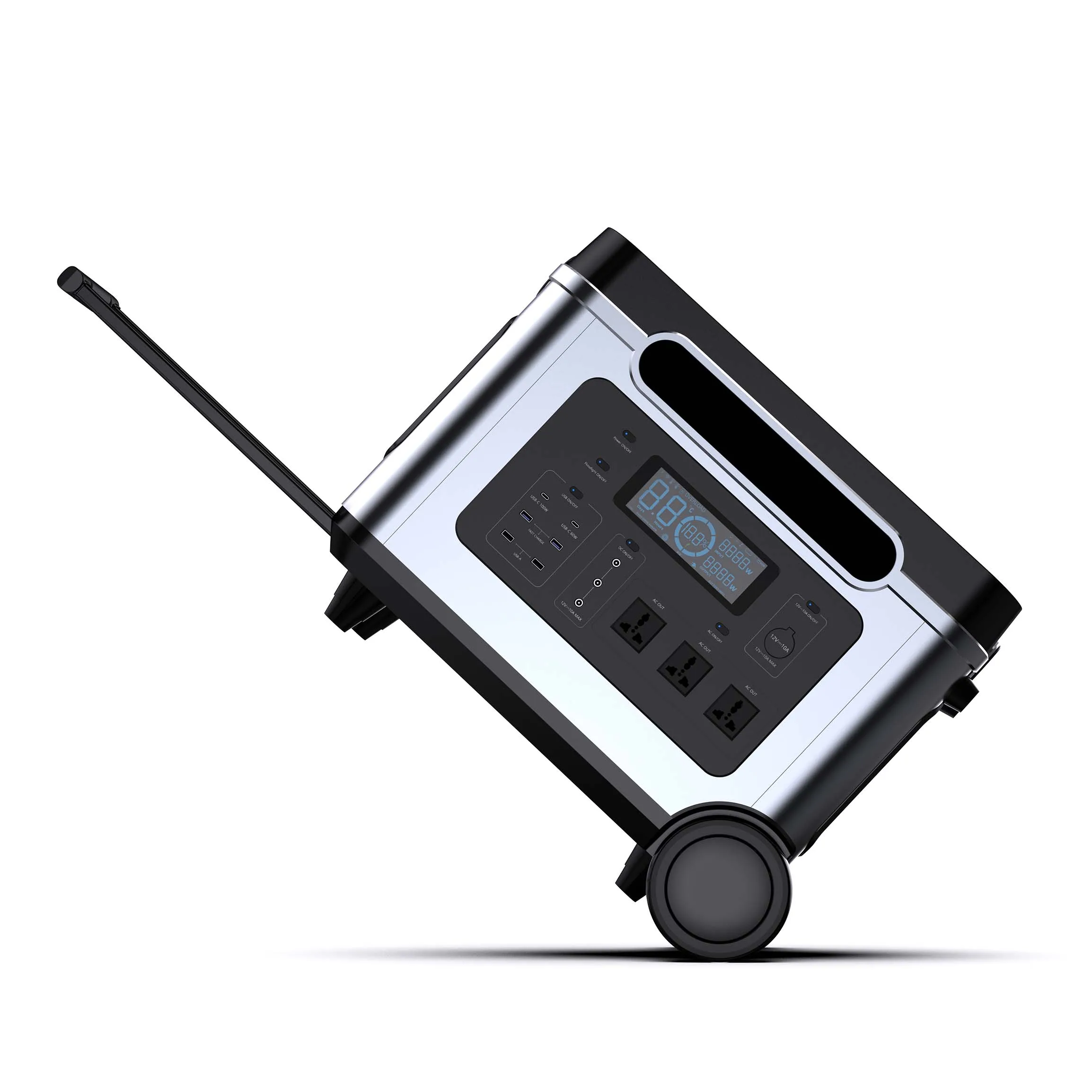 3000W camping power station tragbare kraftwerk lifepo4 battery charge solar generator energy system 3000w portable power station