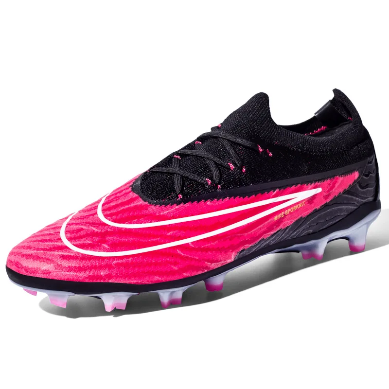 Oem Training Professional Turf Soccer Cleats High Quality FG Spike Shoes Football Boots for Men