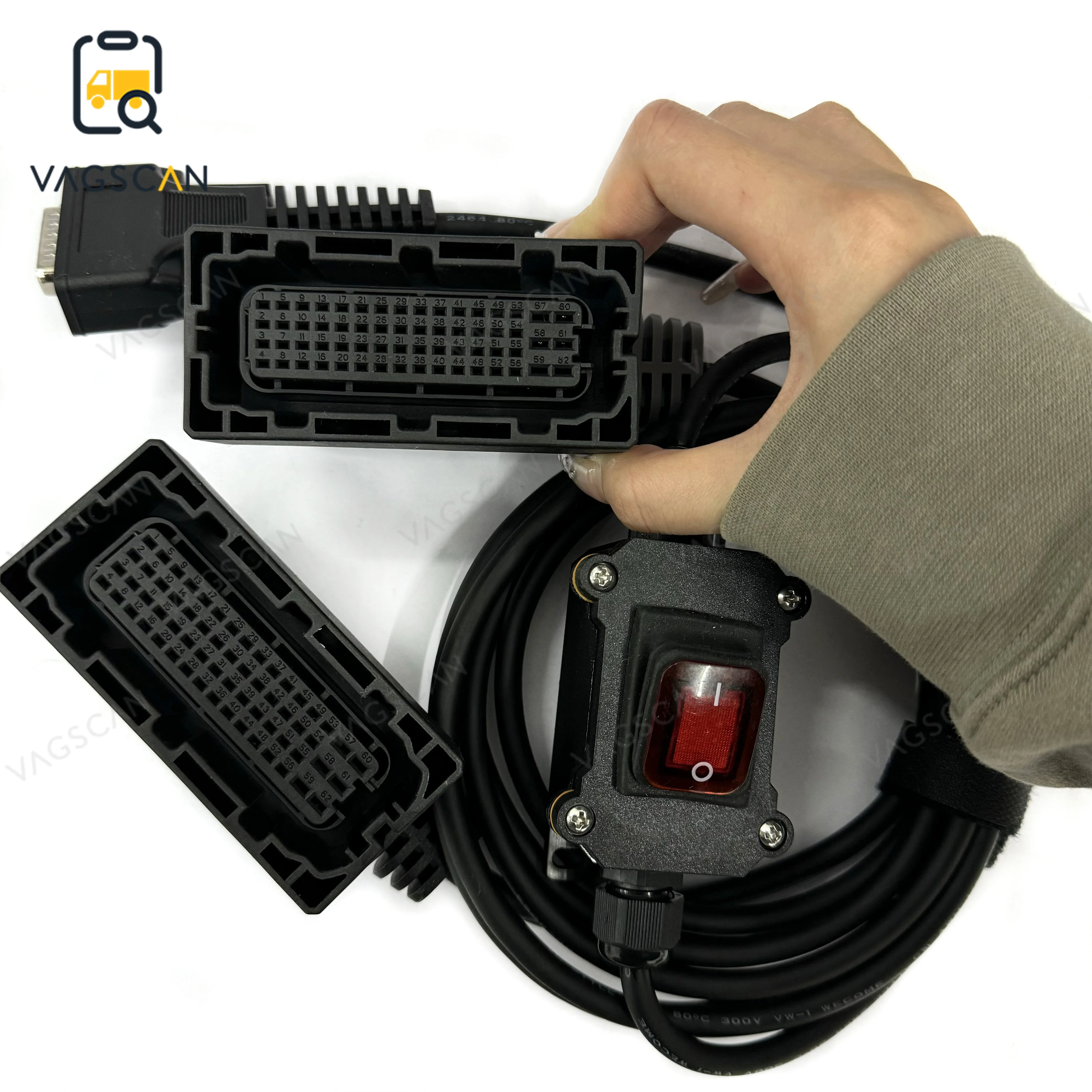 For Volvo Renault TRW EMS2.X Bench Cable Tools and KT200 II Full version Support Bench/OBD/BOOT/BDM/JTAG Multiple ECU Protocols