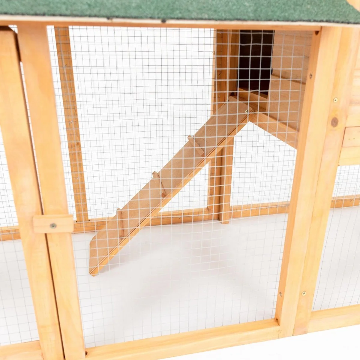 XPT066 Wooden Pet Cages Chicken Coop NATURAL color for outdoor farm house chicken run