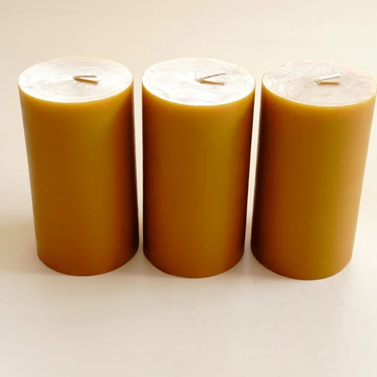 Wholesale 100% natural Beeswax pillar votive Candle