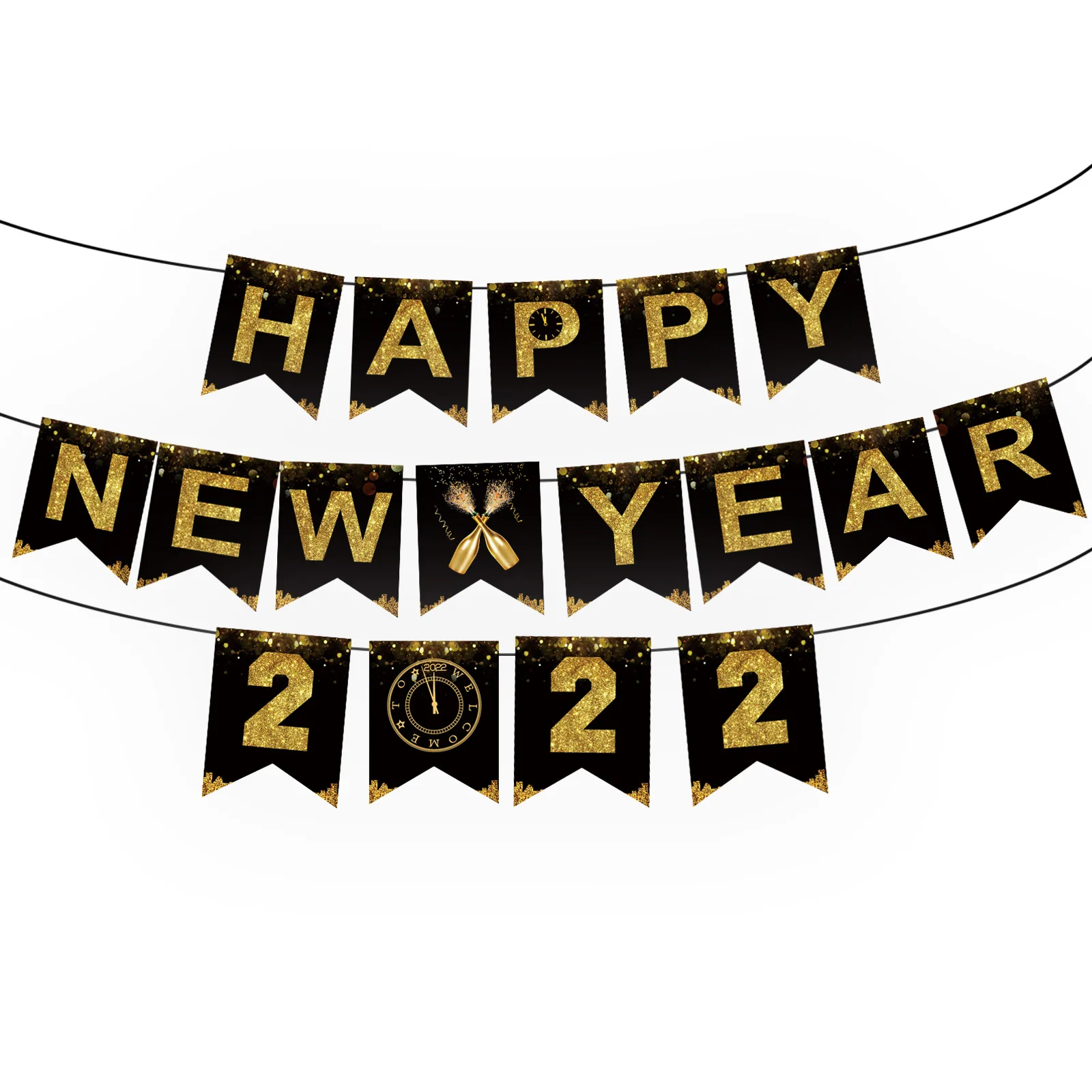 2022 Happy New Year Party Balloon Set Party Decorations Photo Props