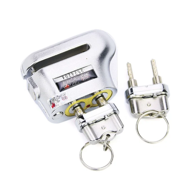 UMEDO D107 Wholesale Anti-thief waterproof  motorcycle disc brake lock Hydraulic Double Cylinder TAIWAN disc break lock