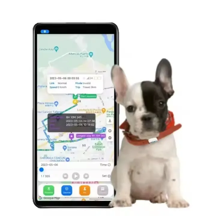 Умный электронный трекер для домашних животных мини-GPS ошейник с водонепроницаемым функцией защиты от потери USB зарядка Wi-Fi местоположение кошек и собак