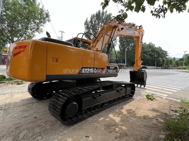 SANY second hand excavator SY215C SY235C with ISUZU engine heavy used excavator ready to ship