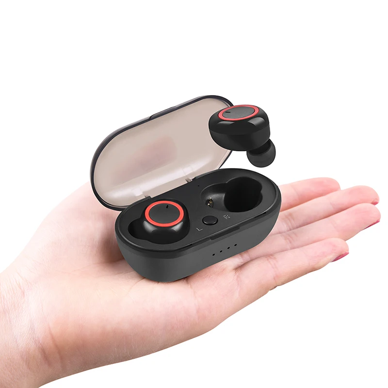 Y50 Wireless Earphones with Charging Box M12 Tws Earbuds with Microphone 9D Stereo PK Y30 TWS wireless earphones
