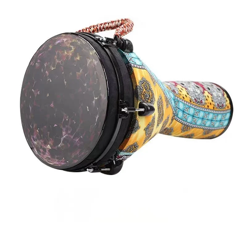 Wholesale Musical Instruments Hand Percussion Drum Colorful Djembe 12 Inch African Drum