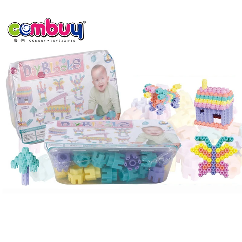 Intelligence kids diy play indoor game educational building blocks