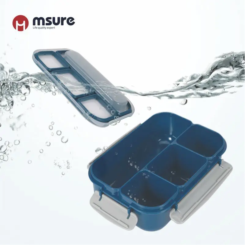 food storage container 4 compartment lunch box for kids square Benton Boxes bento lunch boxes