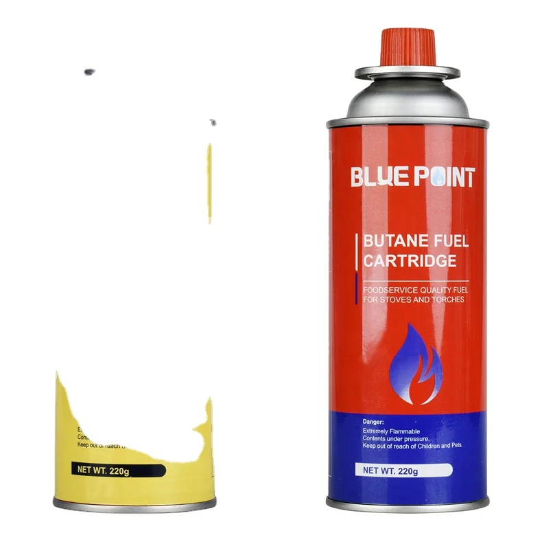 China Supplier MSDS Butane Gas Cartridge For Camping