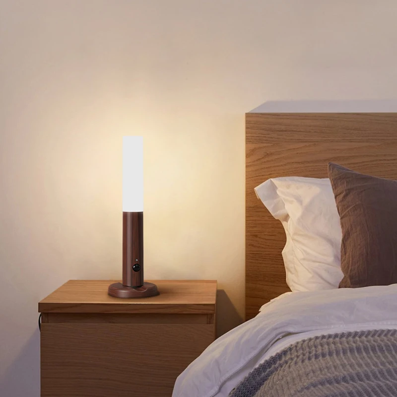 Portable Cabinet Lights Inductive Wireless Magnetic Smart Indoor Wall Staircase Lamp USB Led Motion Sensor Night Light