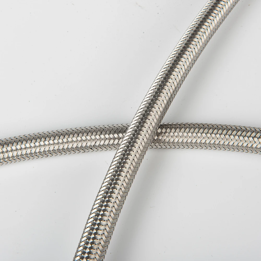 Customized Connection Pipe Stainless Steel Compression Thread Faucet Connector Braided Hose