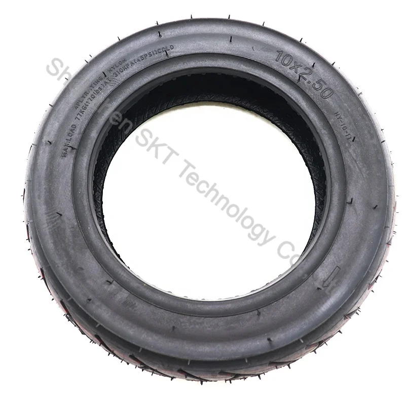 Scooter Parts 10x2.50 outer tyre Pneumatic inflatable Tire for10 Inch Electric Scooter Wheel Tyre Accessories