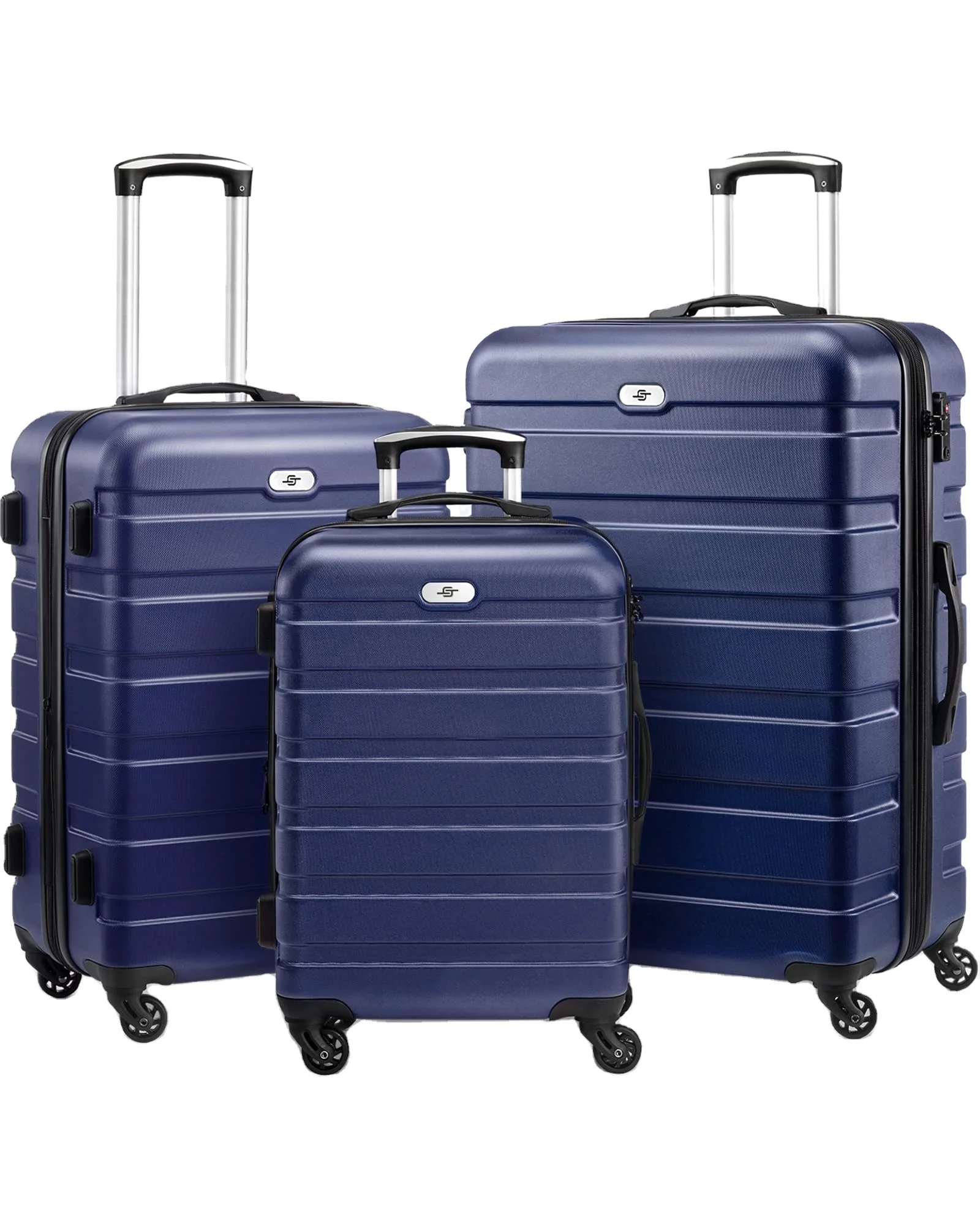 New Luggage on wheels Large hand push suitcase with hand push suitcase Carry on a 28-inch large capacity suitcase