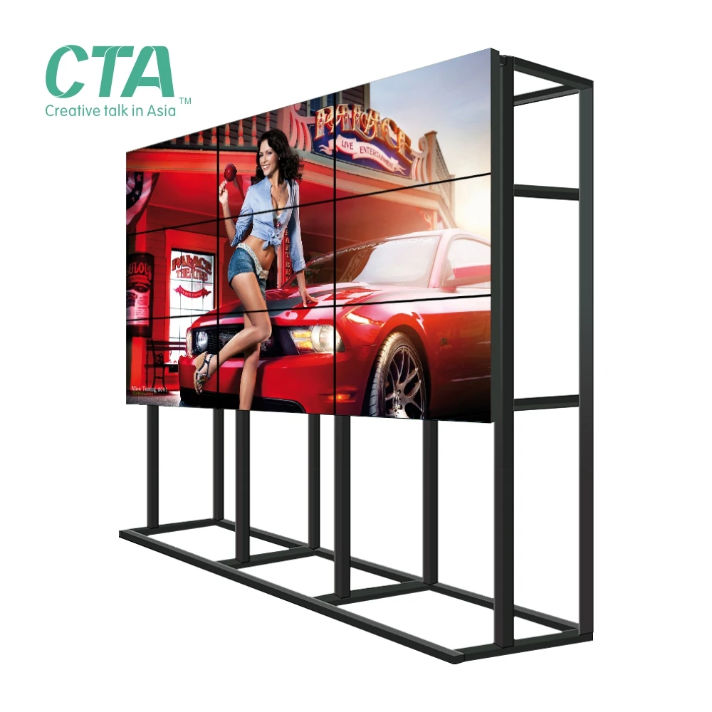 Shenzhen factory price 55 inch lcd video wall sexy advertising big screens