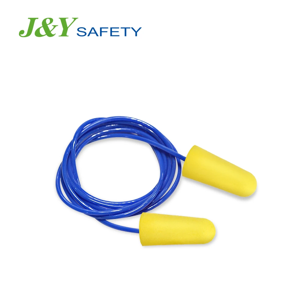 In Ear Hearing Protection Noiseproof Ear Plug Stop Snoring Earplug  With PVC String